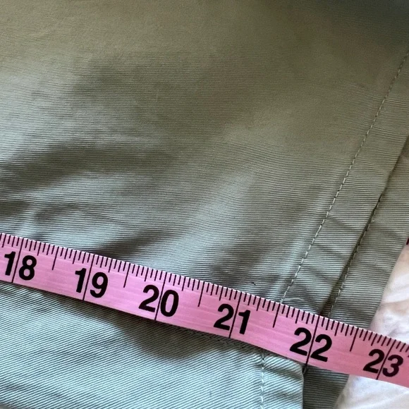 Tommy Bahama Womens Crop Trouser Pants Size 14 Relaxed Stretch Straight Leg GRN - Picture 5 of 10